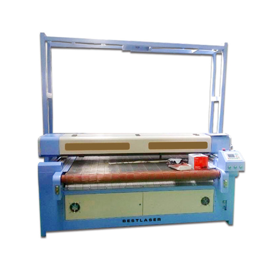 Tubo Laser Co2 80w Reci Auto Feeding Fabric Eextile Label  Carpet Laser Cutting Machine