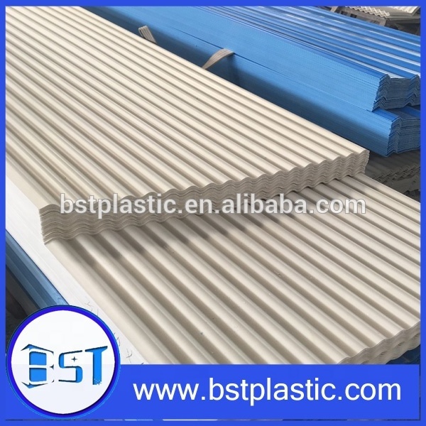 Extrusion life span corrugated plastic PVC roof panel