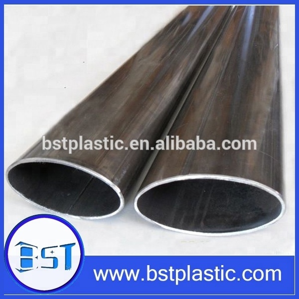 extrusion rigid black oval pvc pipe/tube