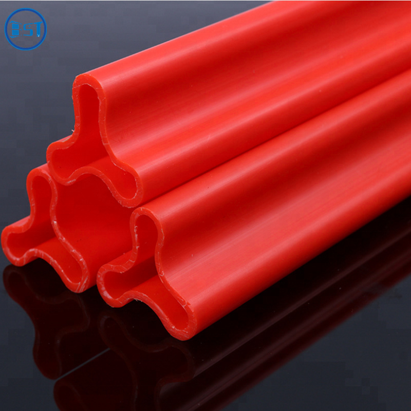 Extrusion high tenacity red plastic polypropylene triangle pipe