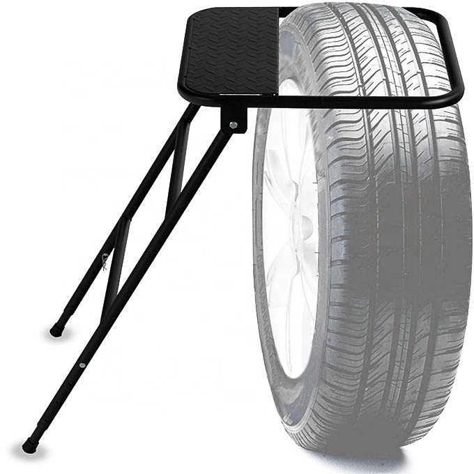 Adjustable Car Tire Step for  9-13in. Tires, Heavy Duty 400 lb