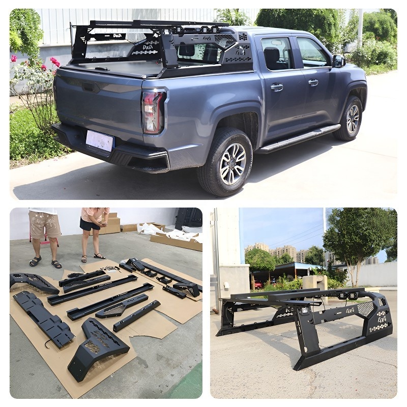 NEW ROLL BARS for Hilux VIGO REVO pickup truck with light expansion