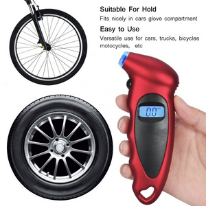 BEST-SELLER  Digital Tire Pressure Gauge 150 PSI 4 Settings for Car Truck Bicycle with Backlit LCD and Non-Slip Grip