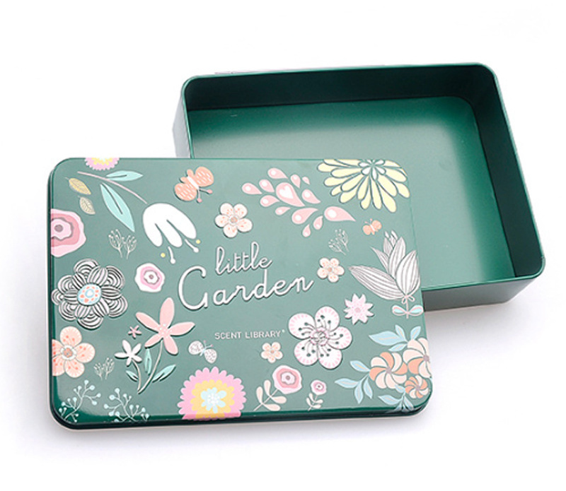 Case Food Grade Packaging Rectangular Biscuit Tins Box Factory Custom Printed Candy Metal Customized Logo Wholesale Cookie Tins