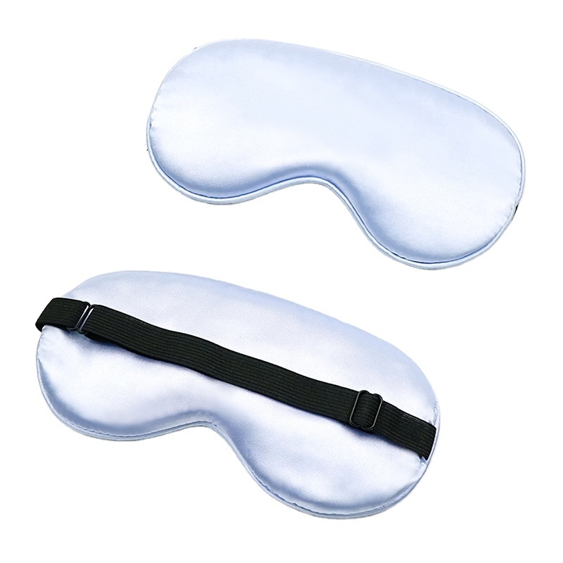 Personalised Adjustable Strap Silk Satin Sleep Eye Mask For Sleeping