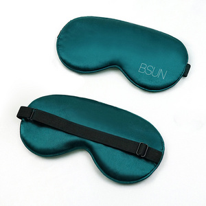 Personalised Adjustable Strap Silk Satin Sleep Eye Mask For Sleeping