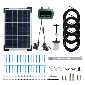 Garden Greenhouse Watering Globes Kit Micro Drip Pumps Solar Hydroponics Equipment Automatic Drip Watering Irrigation System