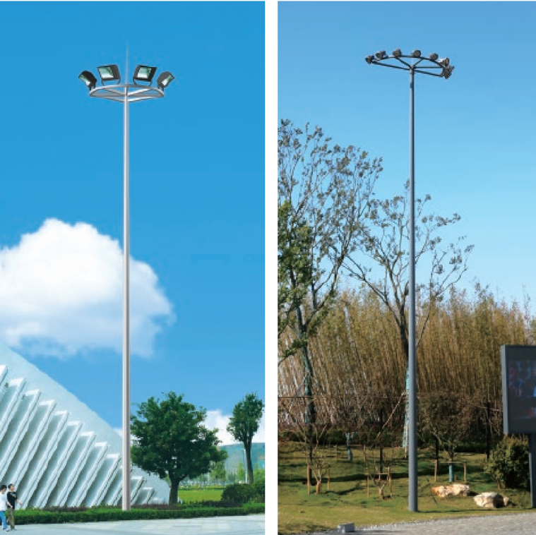 BSW 35M High Mast Light Pole for Football Stadium with LED Floodlight