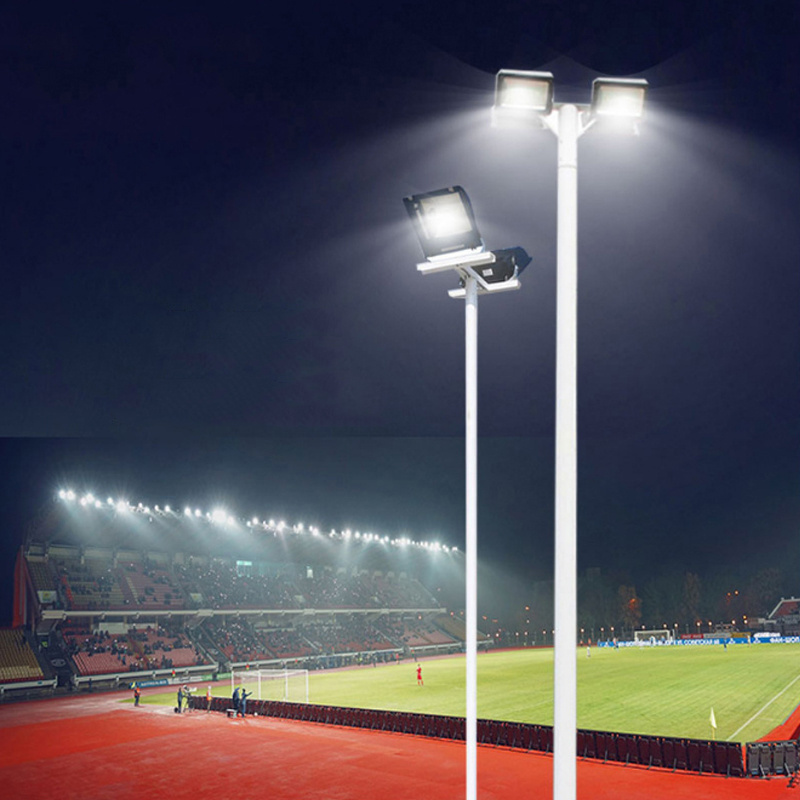 20m telescopic cctv used camera high mast lighting pole street flood lamp pole for airplane playground lighting