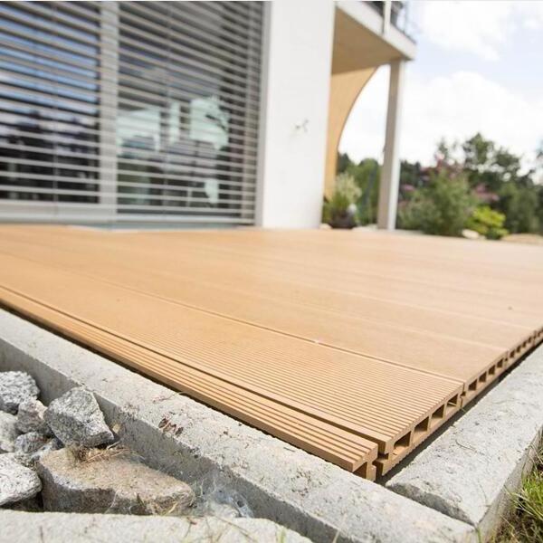 lame de terrasse composite named co-ex  wpc decking  anti slip flooring for swimming pool