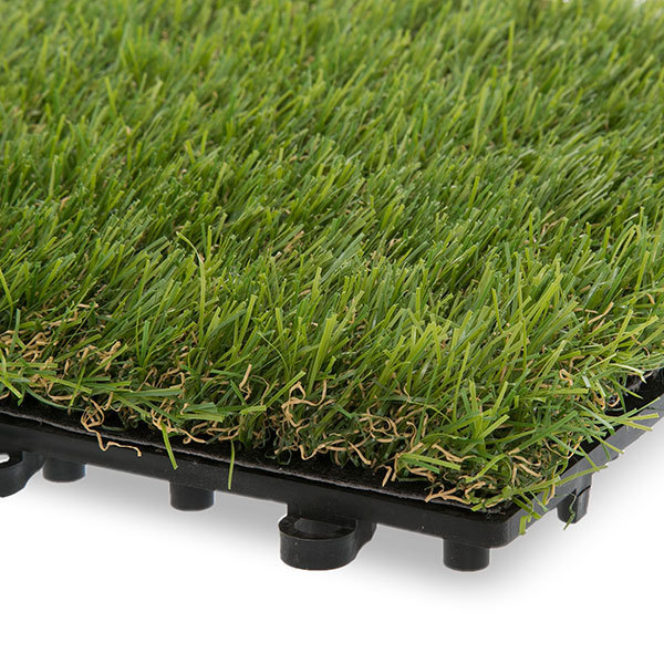 Garden interlocking click outdoor artificial grass tile