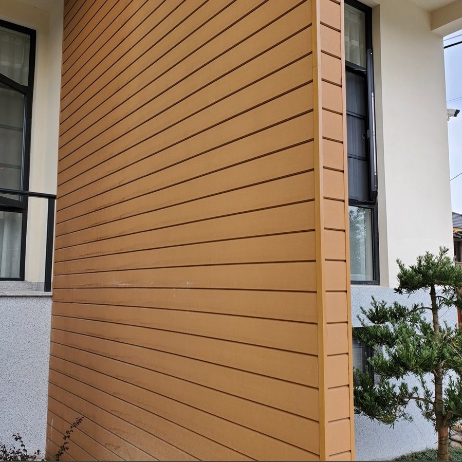 low maintenance/ outdoor wall wood ceiling exterior cladding/wood grain wpc waterproof wall