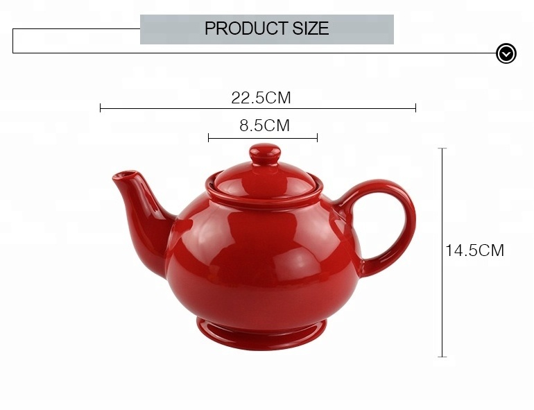 Japanese European Style Stoneware Coffee Tea Pot Set Ceramic Teapot With Fine Infuser