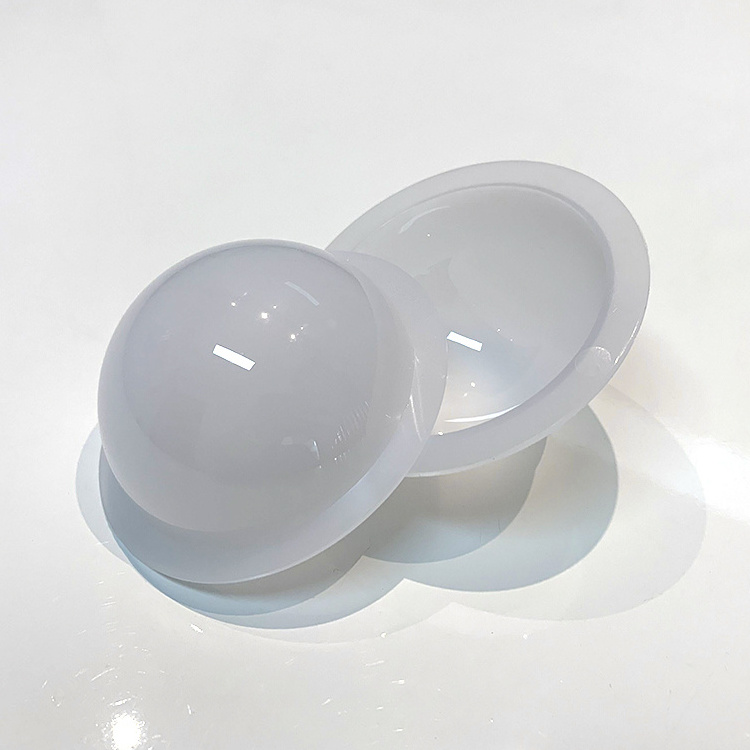 Factory custom injection molding acrylic PC LED light cover and translucent plastic dome