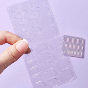 Wholesale Double side Clear Nail Tabs Sticker Strong Jelly Tips Salon Nail Adhesive Tabs Adhesive Tabs For Press On Nails