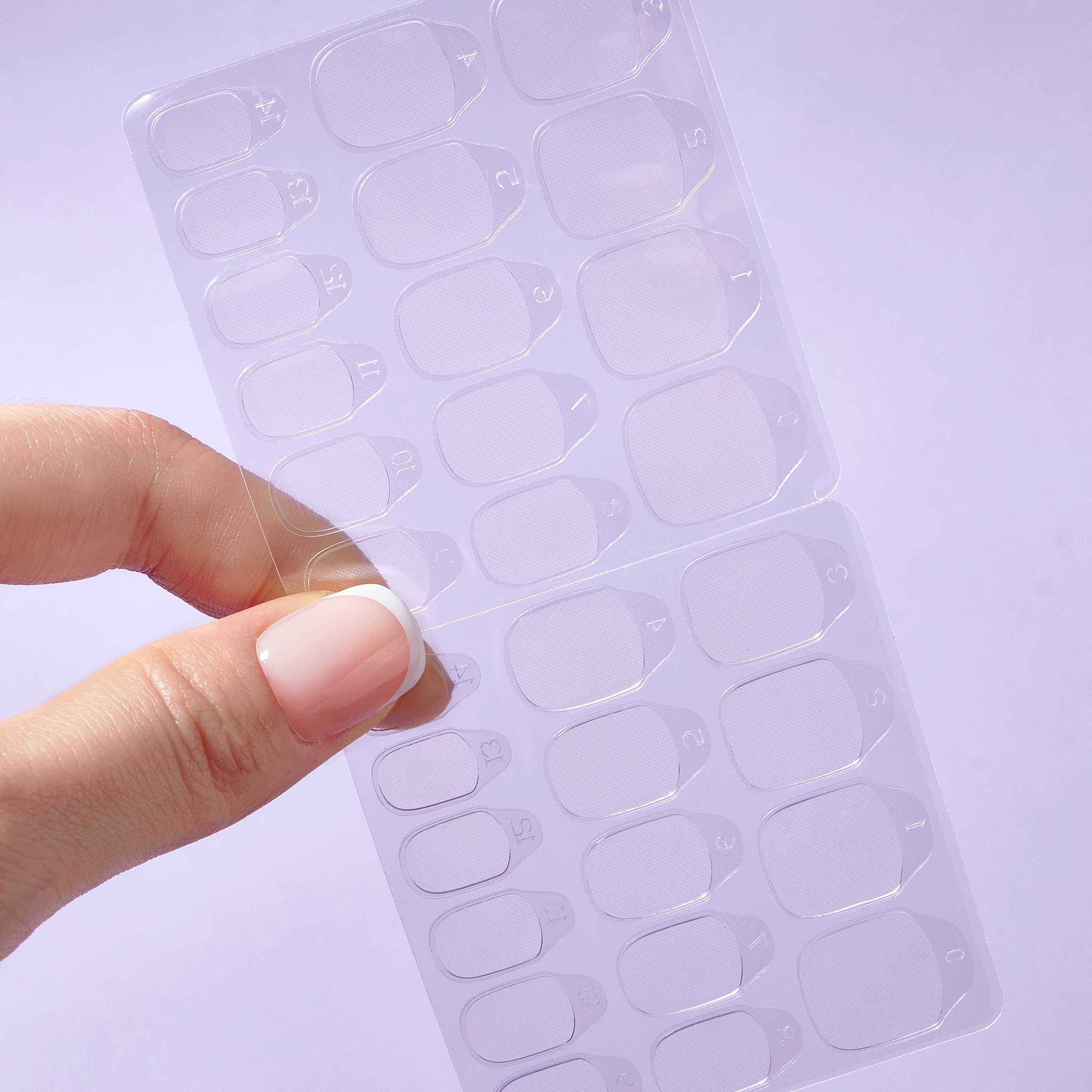 Wholesale Double side Clear Nail Tabs Sticker Strong Jelly Tips Salon Nail Adhesive Tabs Adhesive Tabs For Press On Nails