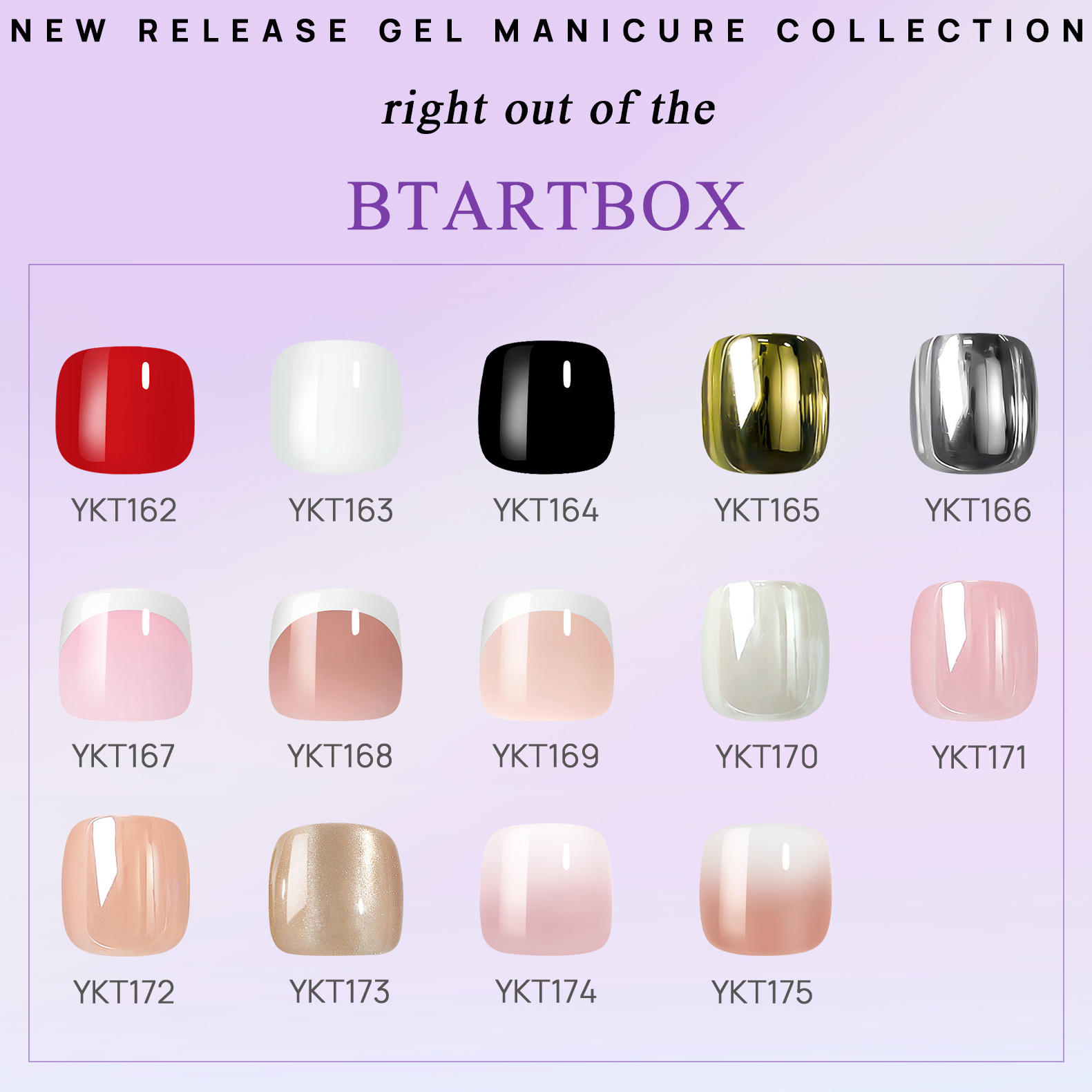 BTArtbox Custom Press On Foot Nails Kit Wholesale Short Square Fake Artificial French Tips Toenails Soft Gel Press On Toe Nails