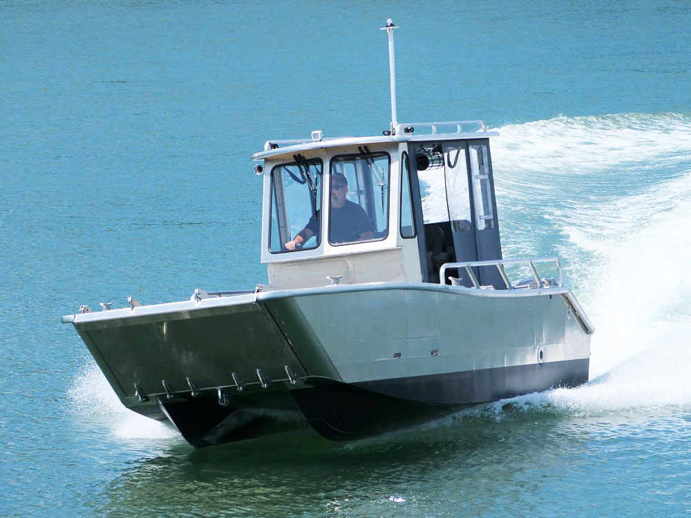 Aluminum Landing Craft - CE Certificated 10m / 30ft Cargo Boat for sale Car Transportation