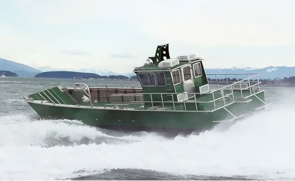 Allsealion Boat Aluminum 5083 Landing Craft 8M 26ft  Aluminum Big Loading Open Sea Transport Boat