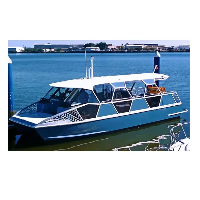 Factory is mass-produced Rescue  Tourist Boat Catamaran Passenger Boats 10~24m Aluminum Water Taxi Ferry Boat