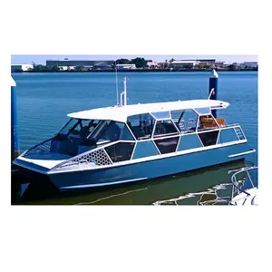 Factory is mass-produced Rescue  Tourist Boat Catamaran Passenger Boats 10~24m Aluminum Water Taxi Ferry Boat