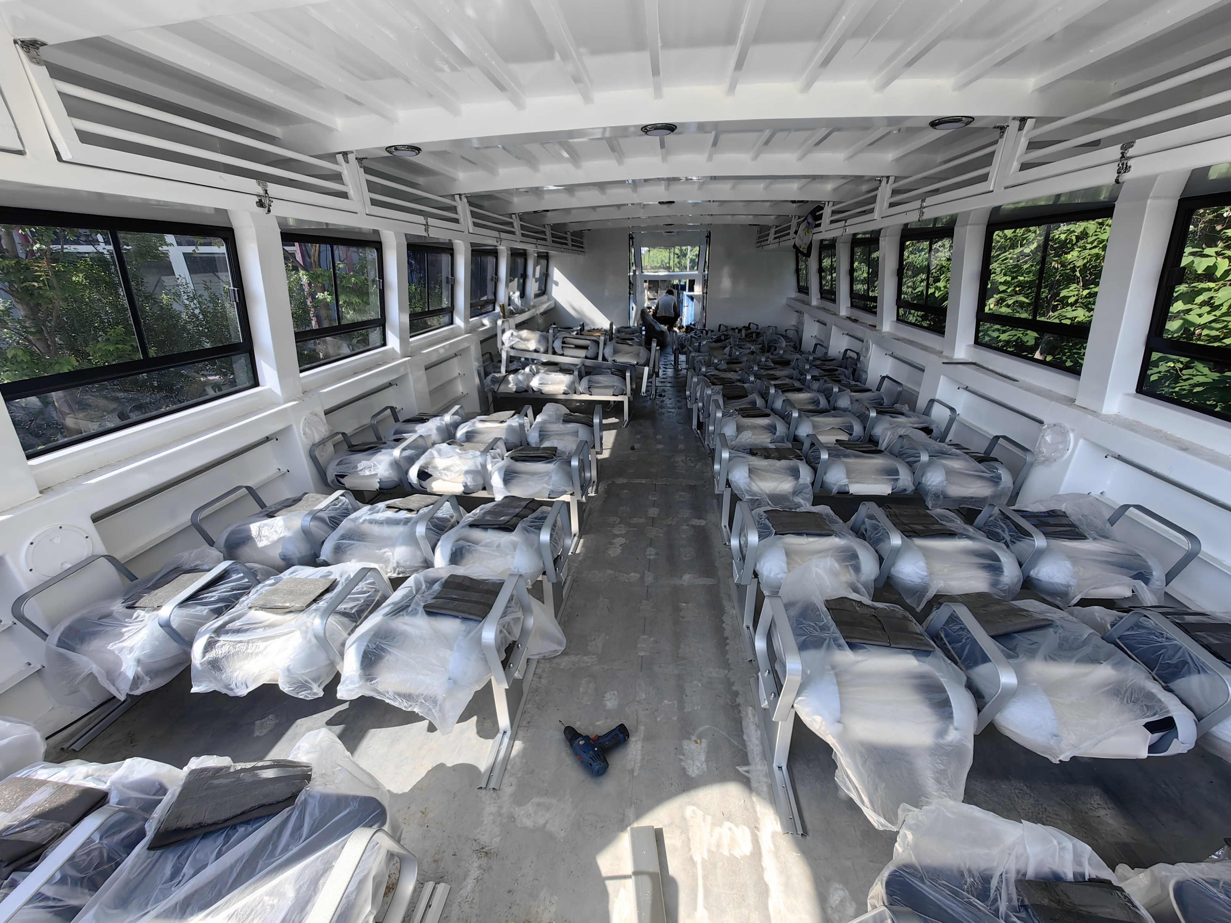 Factory mass production Catamaran Passenger Boats Production  Catamaran Passenger Boats Tourist Boat