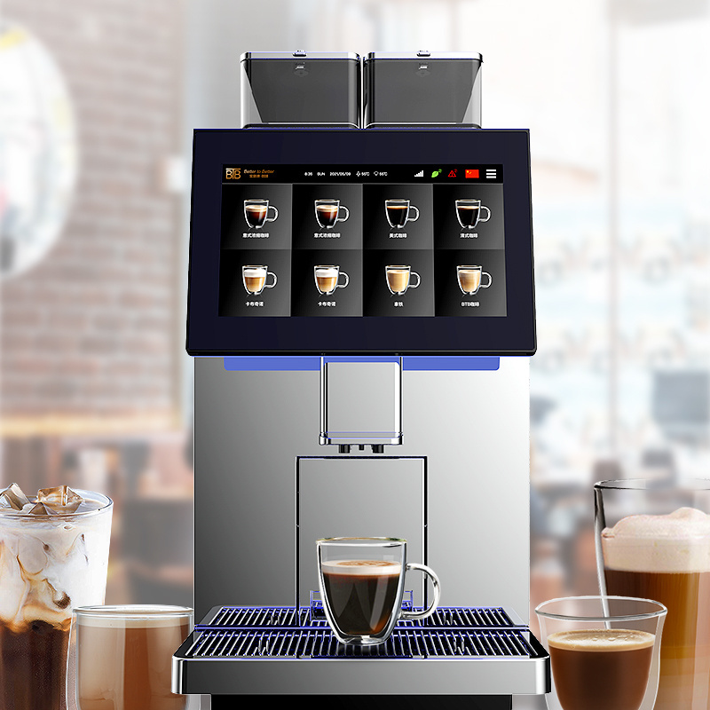 Wholesale Commercial Touch Screen Bean to Cup Espresso Coffee Maker Fully Automatic Coffee Machine