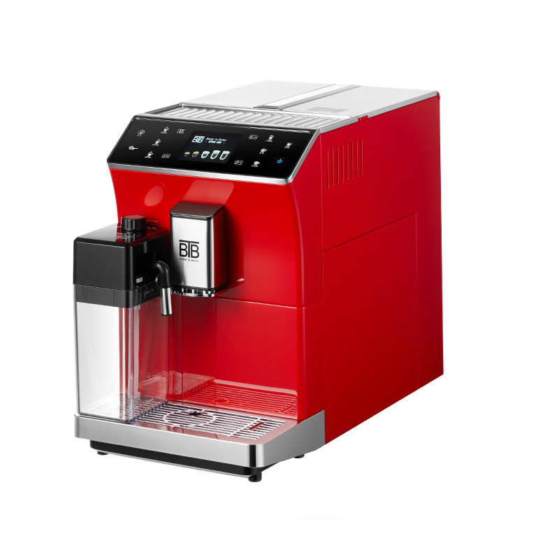 Fast Heating Automatic 19 Bar Pump Espresso Coffee Machine with Foaming Milk Frother Milk Tank