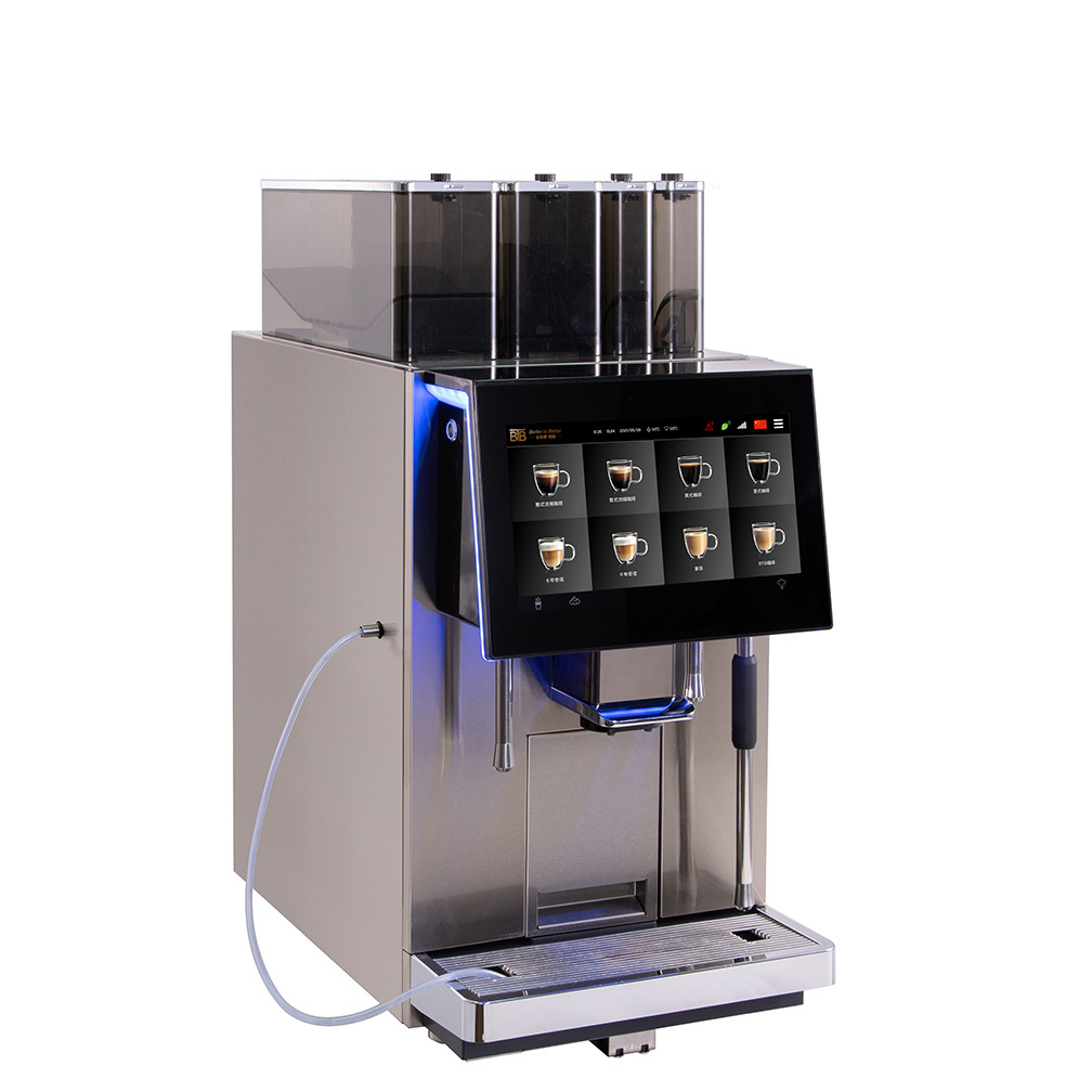 Commercial Bean To Cup Coffee Machine  With Payment System Coffee Mackers