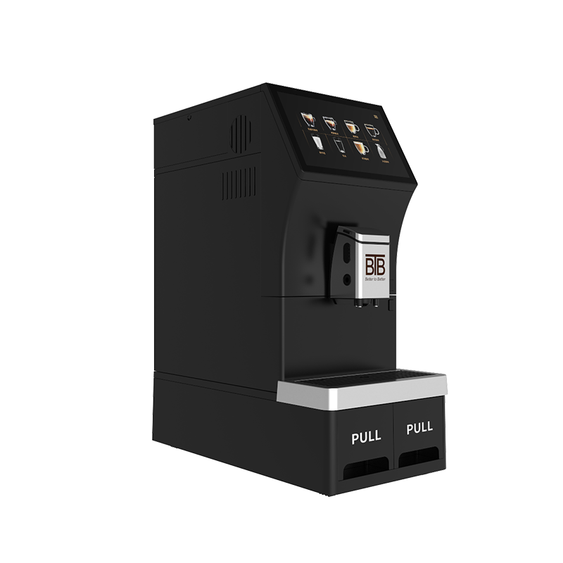 BTB-102 Excellent  espresso machine  Big touch display screen Office Business Commercial fully automatic coffee machine