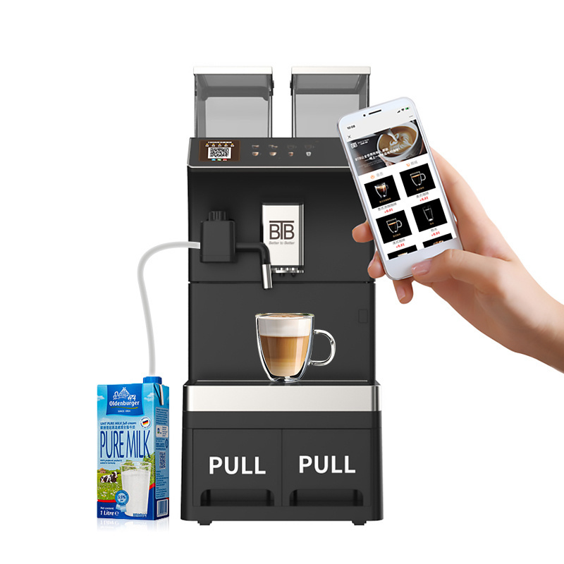 Touch Screen 19 Bar Espresso Maker Bean to Cup Electrical Automatic Smart Coffee Machine