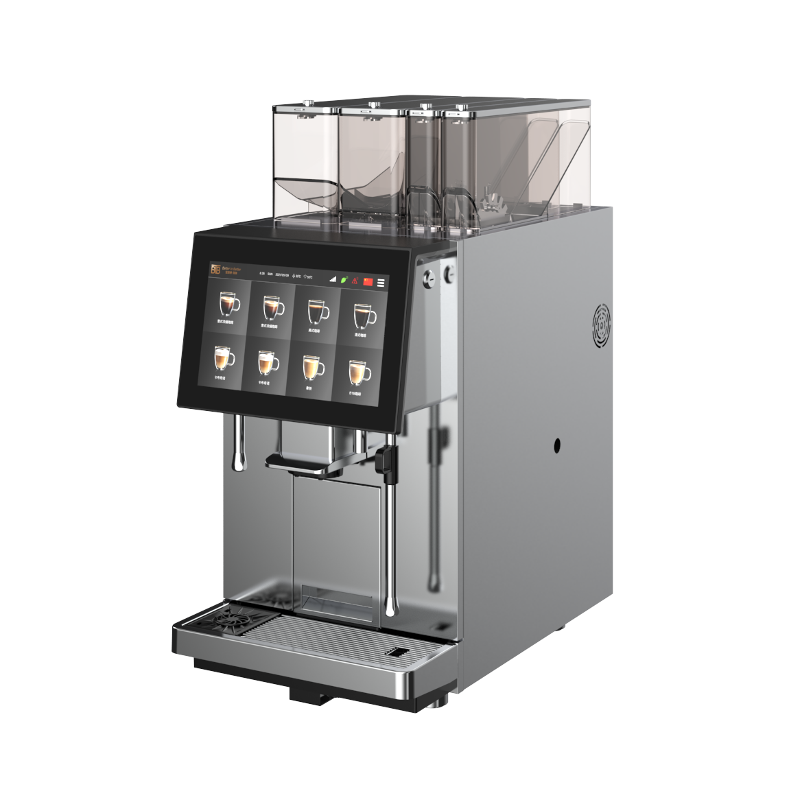 Commercial Bean To Cup Coffee Machine  With Payment System Coffee Mackers