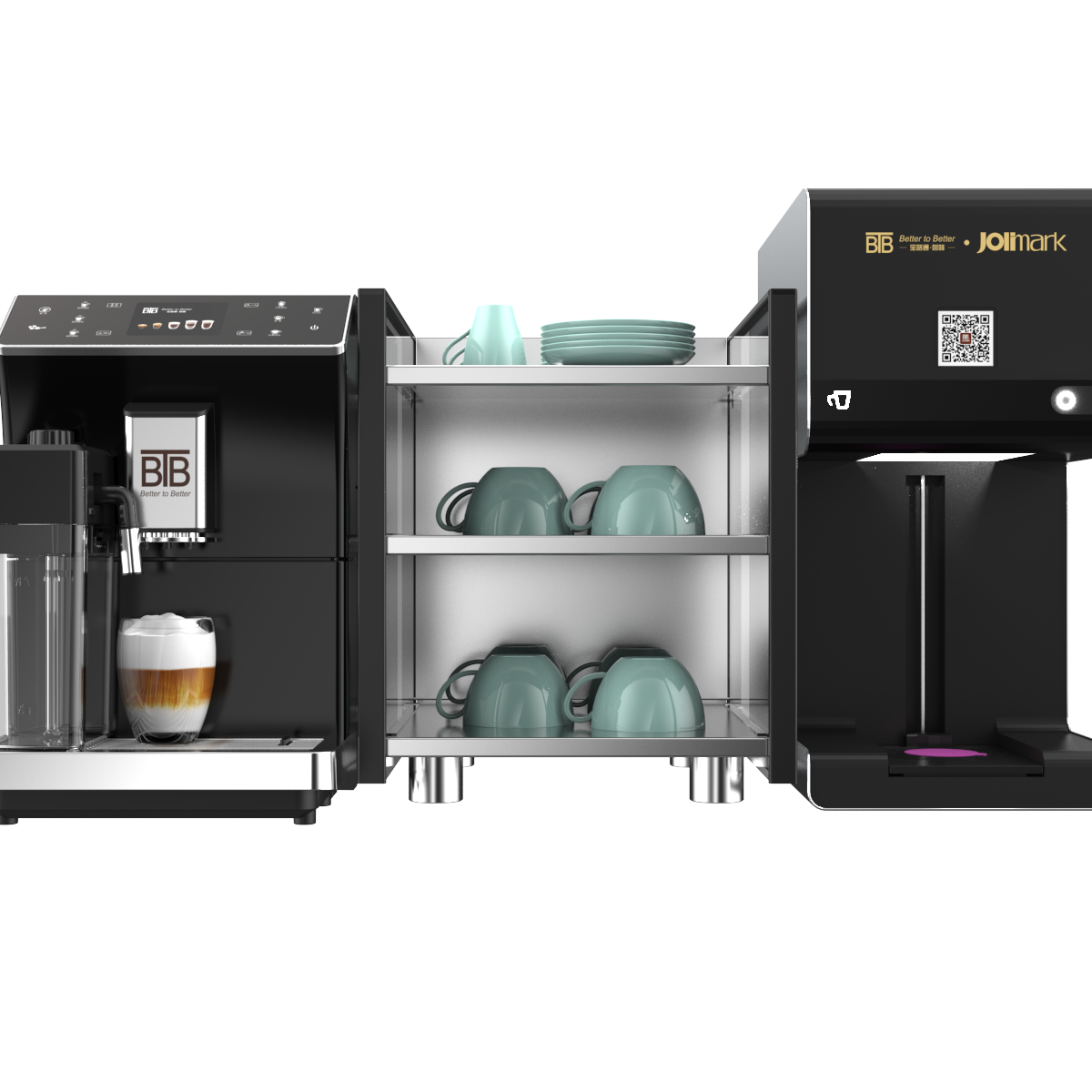 Touch Screen Home Kitchen Coffee Machine One touch cup to Cappuccino Milk Coffee Machine Bean Grinding Espresso Maker