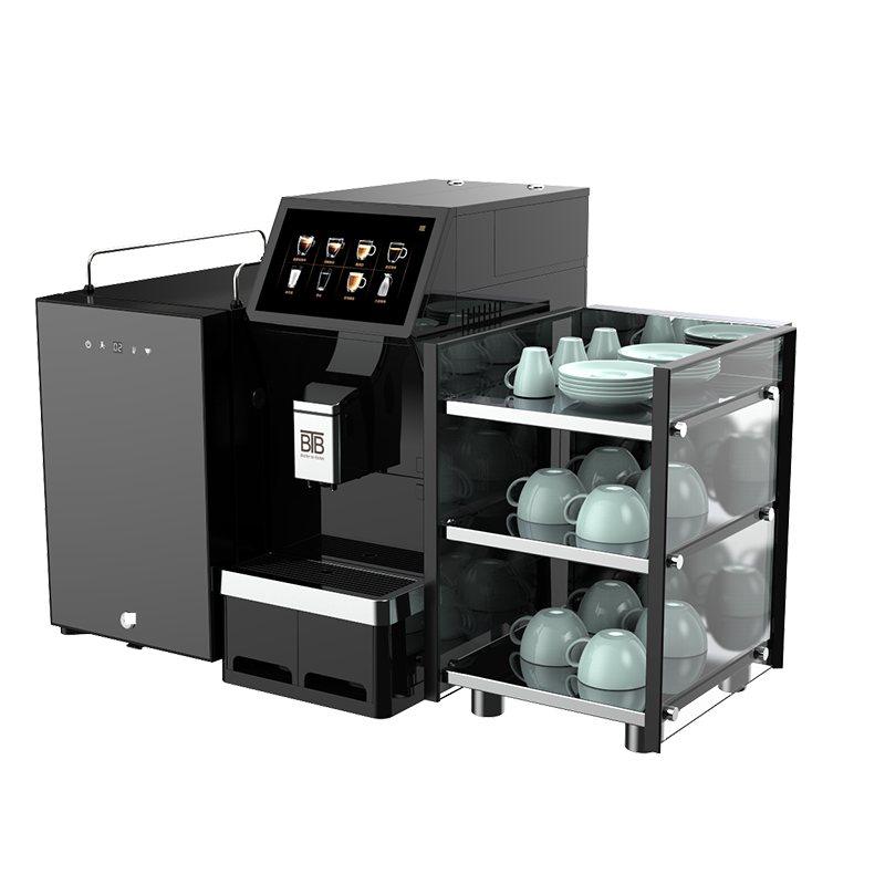 BTB-102 Fully Automatic Coffee Machine With coffee Grounds Container Full Reminder Function Coffee Makers