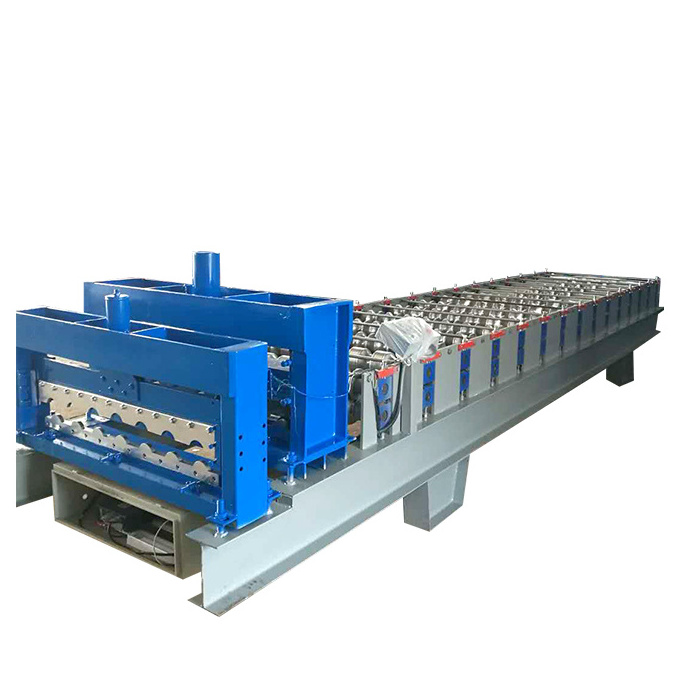 aluminium corrugated metal glazed tiles roofing sheets making machine