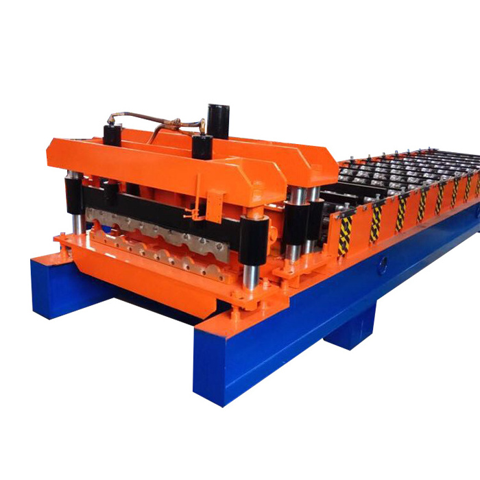 aluminium corrugated metal glazed tiles roofing sheets making machine