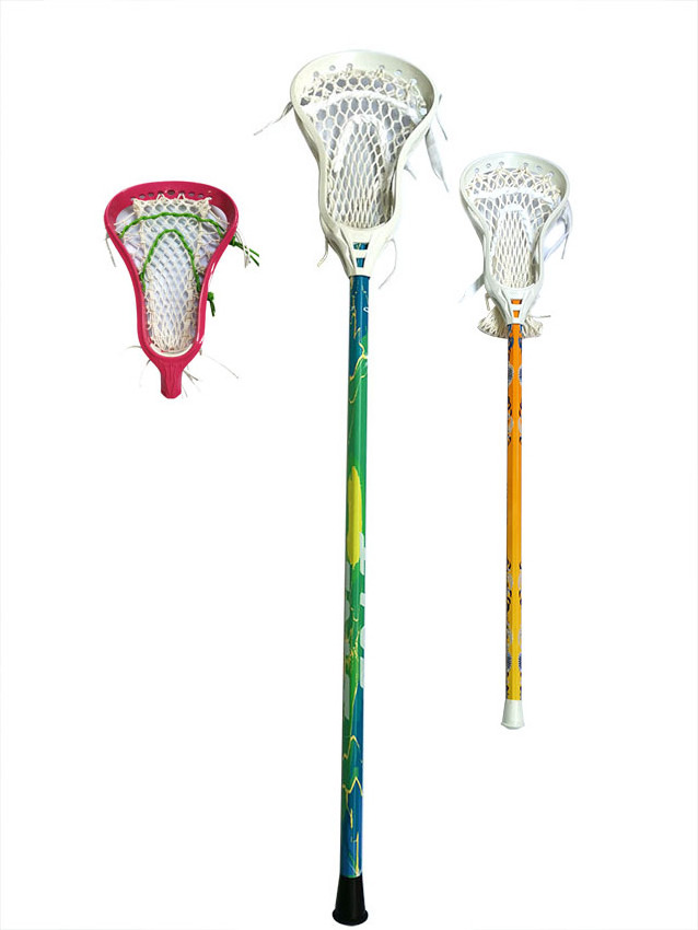 Woman complete lacrosse sticks with shaft and head Carbon Fiber Scandium Aluminium Alloy