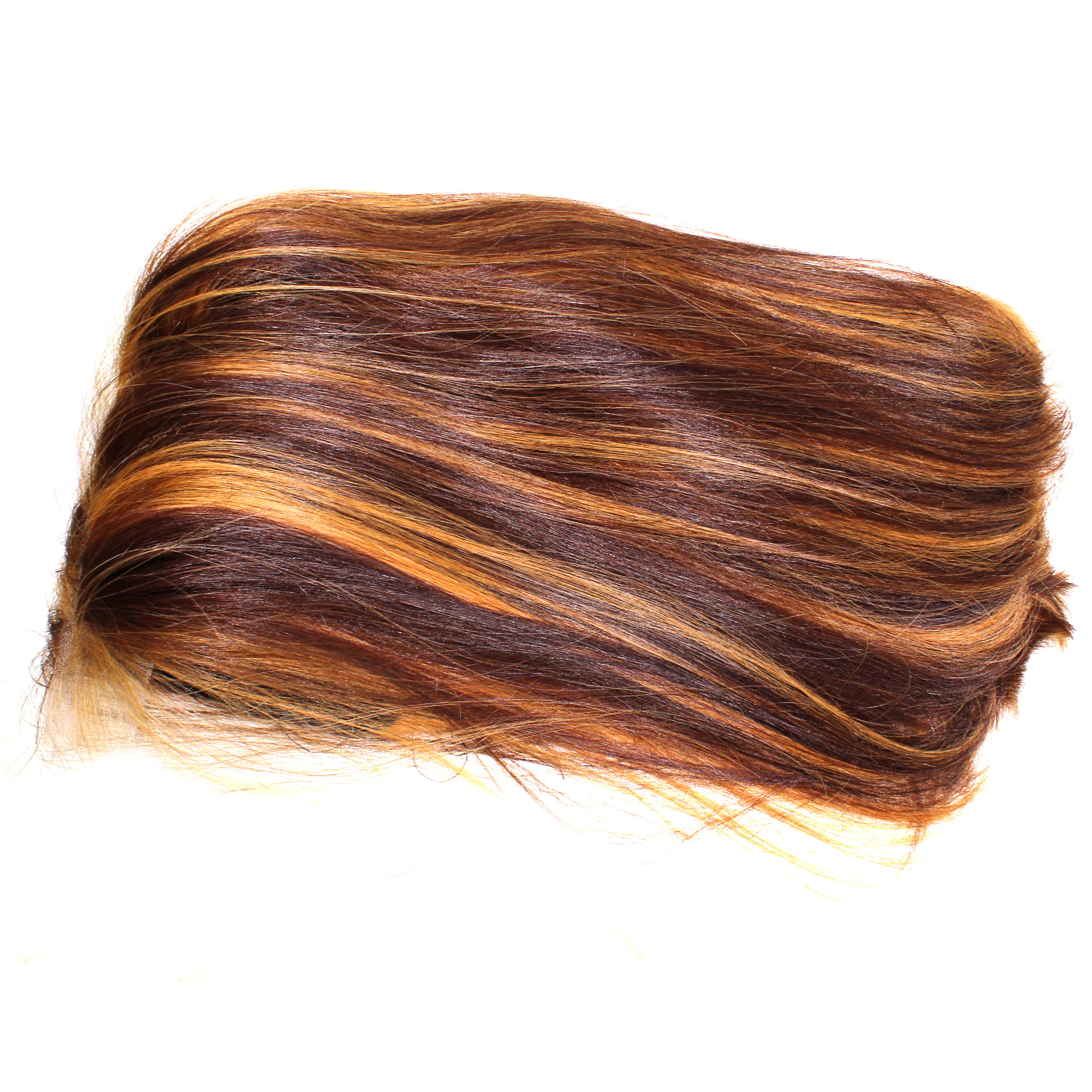 Fashion piano hair color wigs natural 100% human hair, Piano Color Highlight Lace Front Wig Pre Plucked With Baby Hair