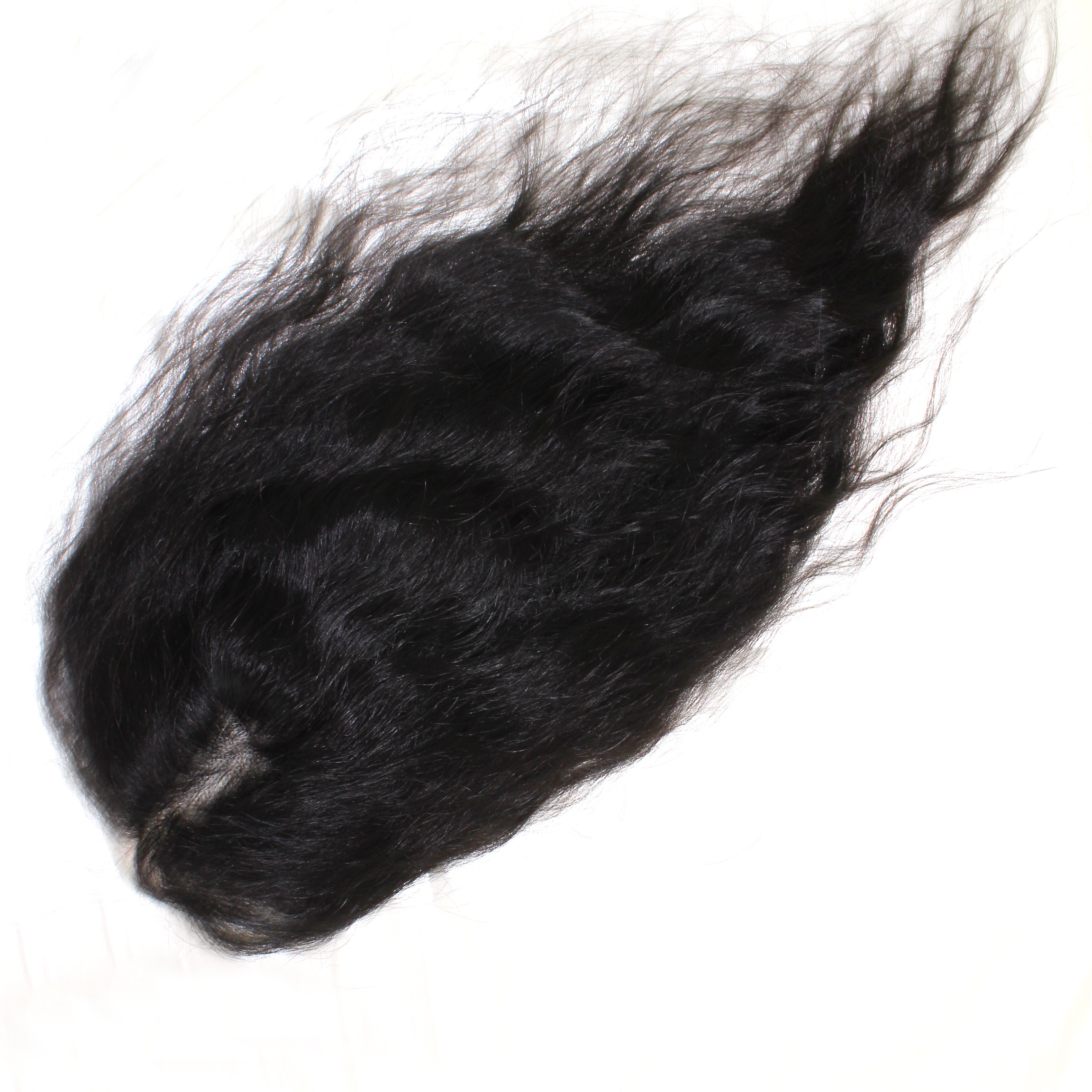 Cheap Wholesale human hair topper wig, human hair toppers natural color silk base hair toupper