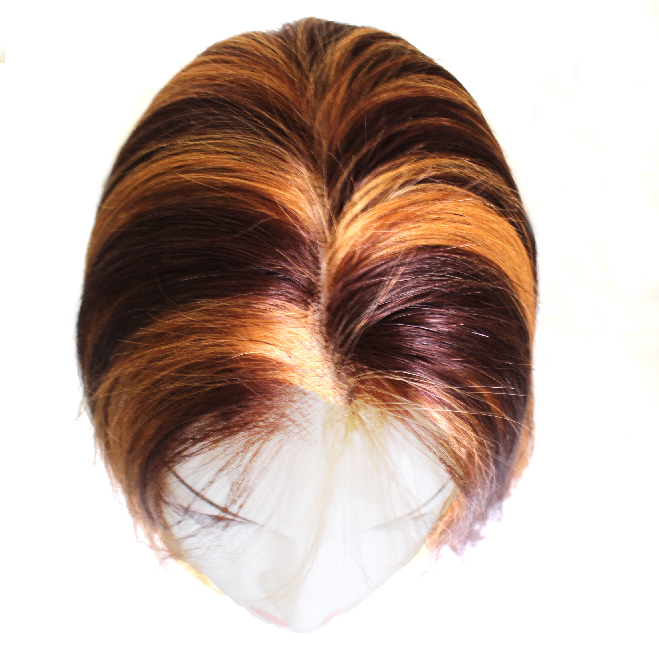 Fashion piano hair color wigs natural 100% human hair, Piano Color Highlight Lace Front Wig Pre Plucked With Baby Hair