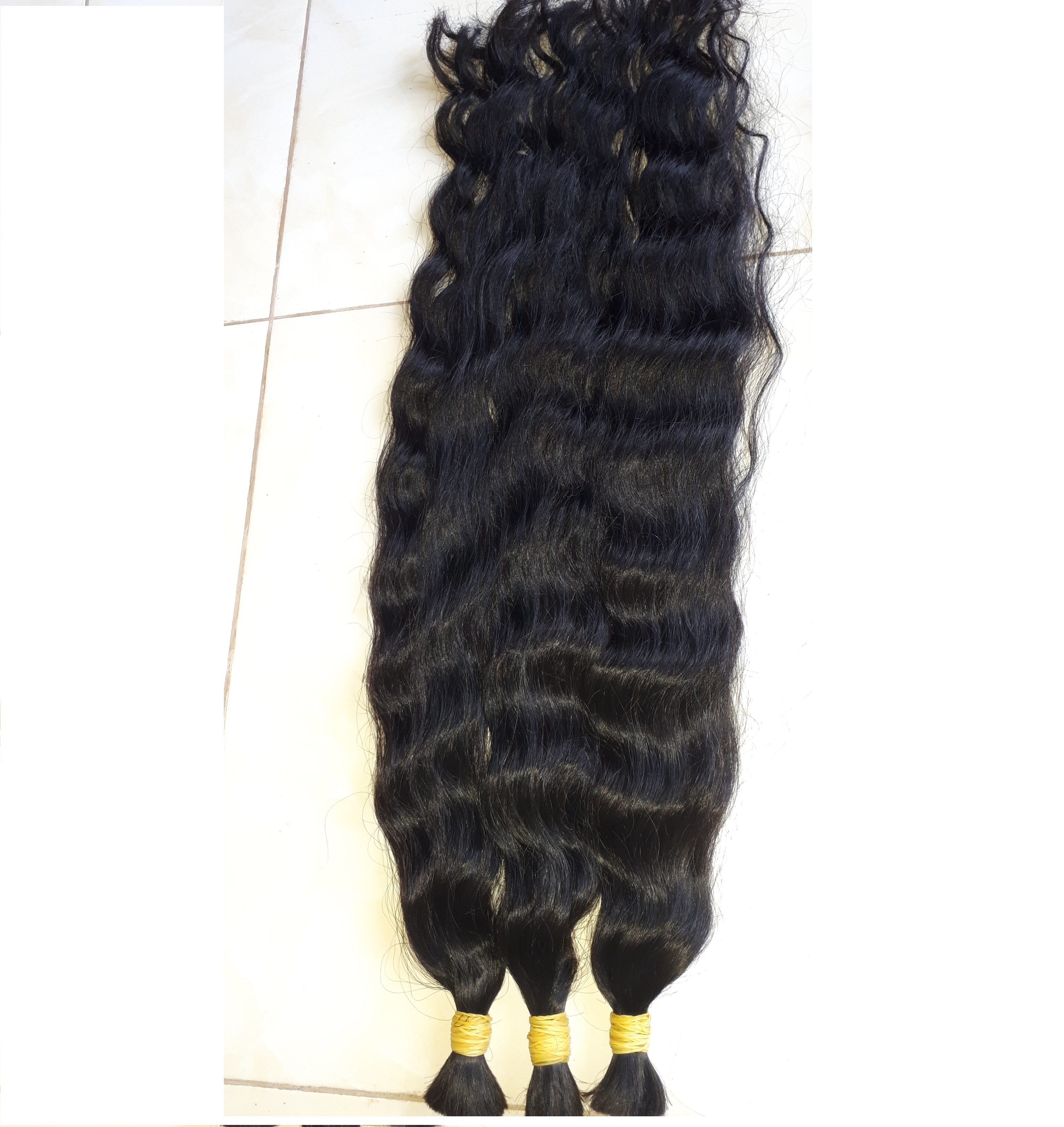 Natural Wavy Raw Cambodian Hair In High Quality And Various Length