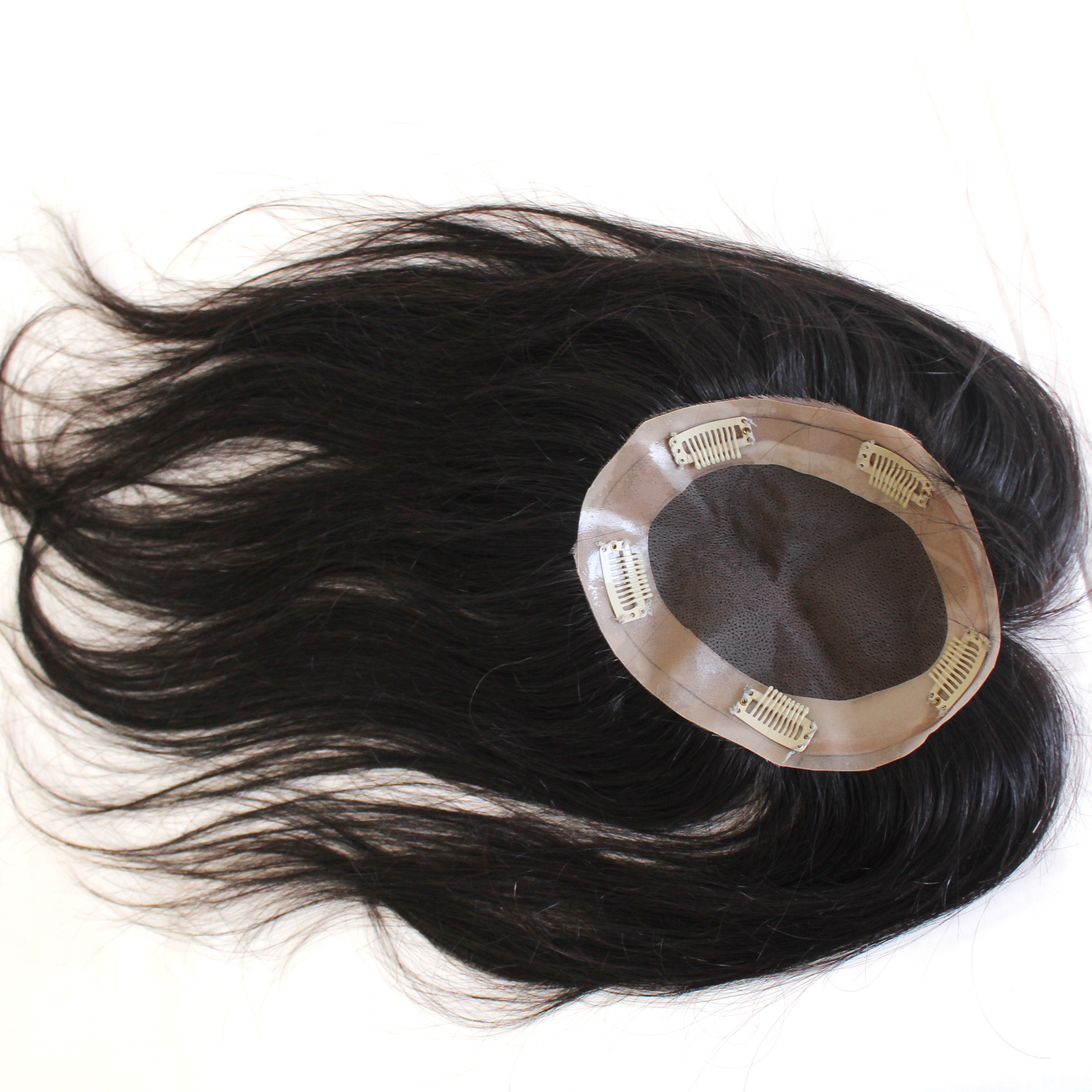 Cheap toupee for women hair Raw Vietnamese Wholesale human hair toupee black High Quality Human Hair Extensions