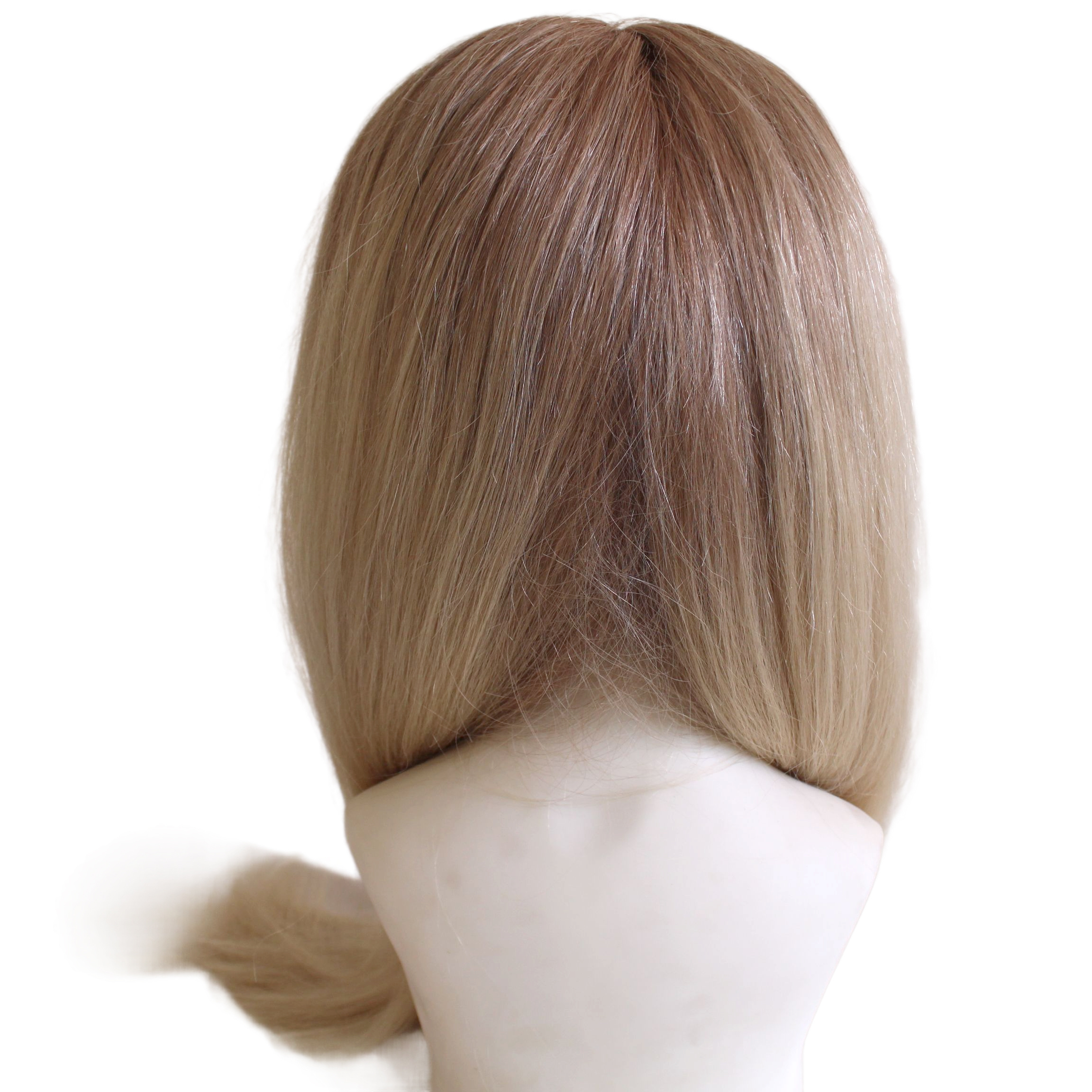 Best Grade ombre brown wig hand tied 100% human, Natural HD Transparent Full Lace Front long Straight Two Colour Wigs