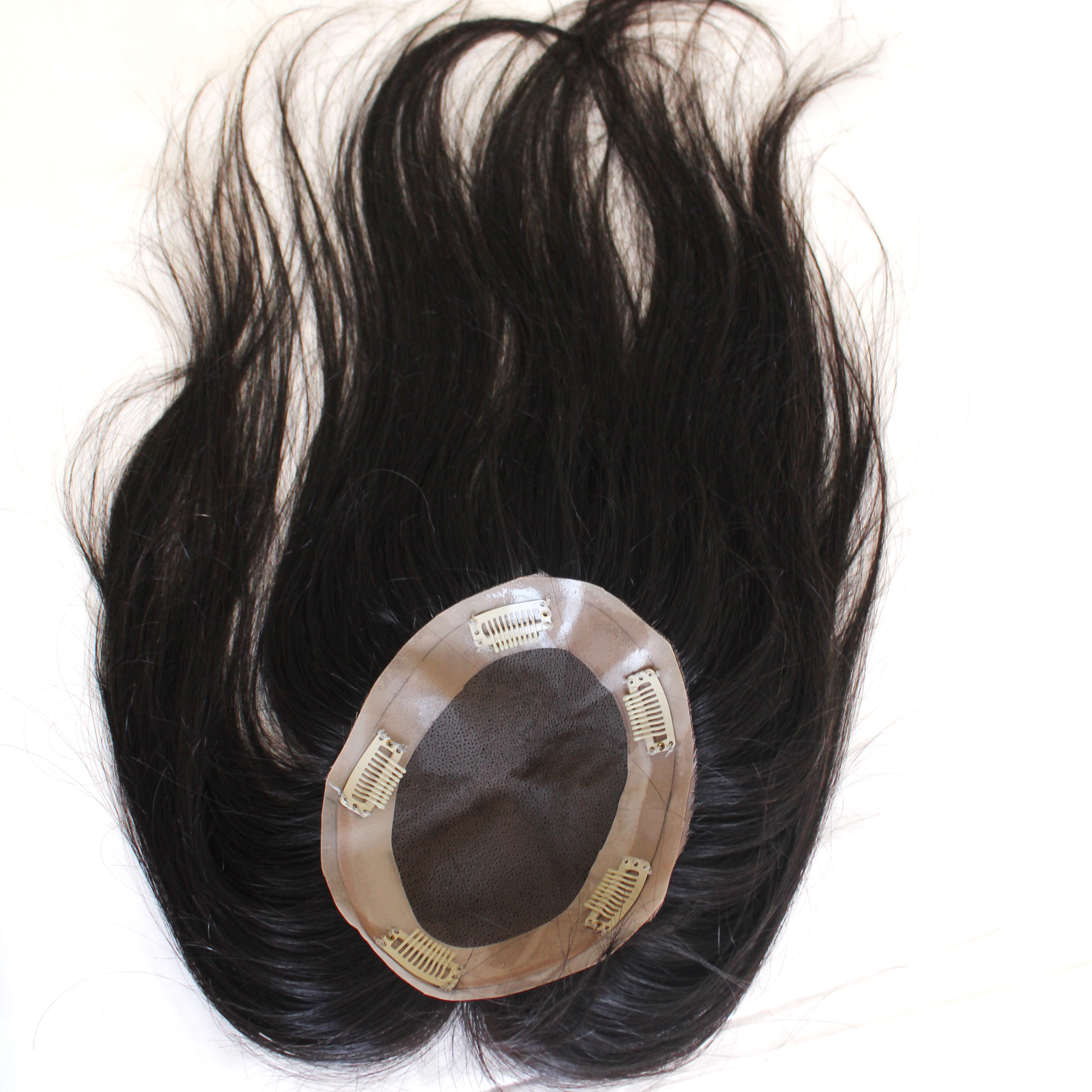 Cheap toupee for women hair Raw Vietnamese Wholesale human hair toupee black High Quality Human Hair Extensions