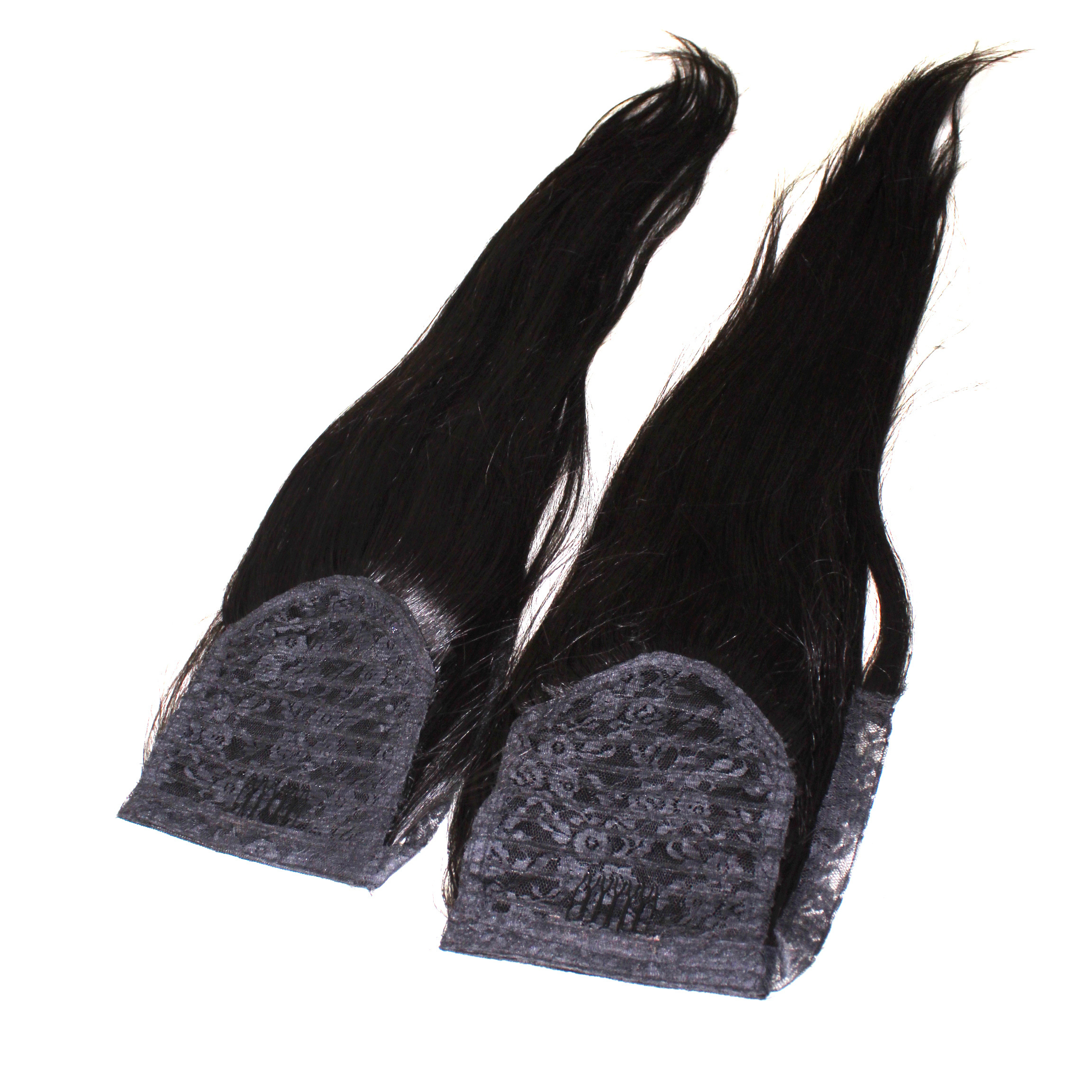 Vietnamese ponytail hair extensions human hair, Straight Pony Tail Virgin Hair Clip In Ponytail Extensions For Women