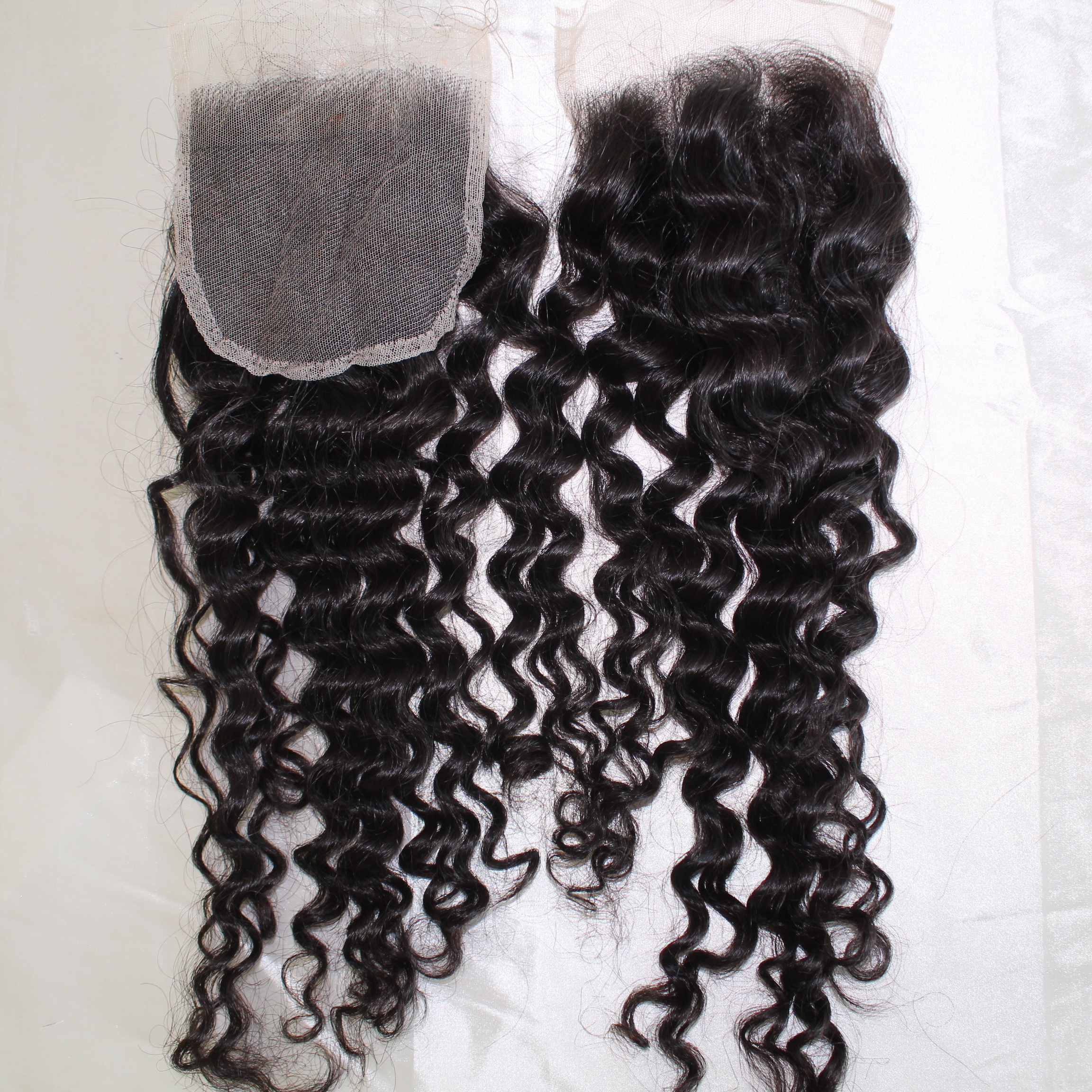 Soft deep curly closure 5x5 Vietnamese Hair, Lace Front Frontal 5X5 Closure Curl Deep Curly Wigs