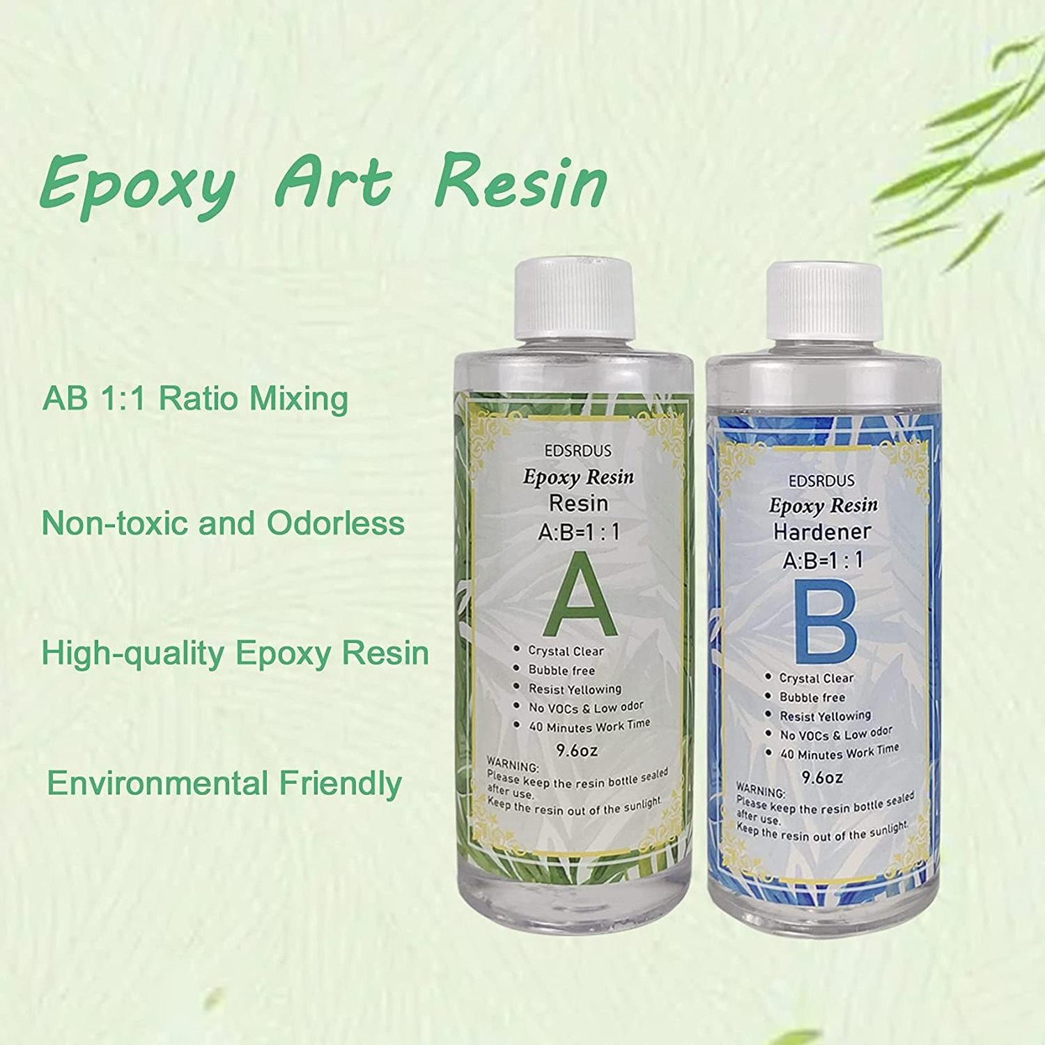 Crystal AB glue Clear Epoxy Resin Kit for Art, Jewelry, Crafts, Coating Wood Epoxy Art Resin