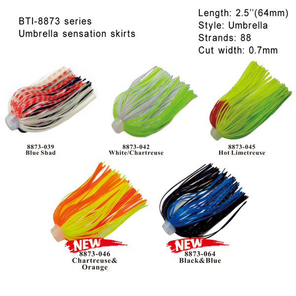 Silicone LURE SKIRTS AND SKIRT MATERIALS BTI-8873 Umbrella Sensation fishing Skirt (B13)