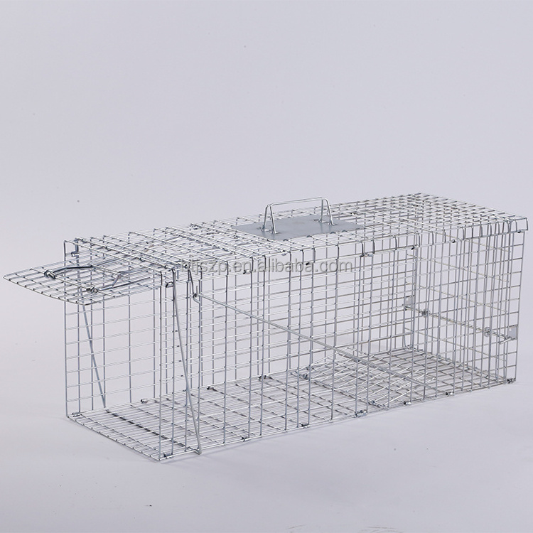 Humane rescue cage stray dog Stray cat cage trap cage with automatic lock