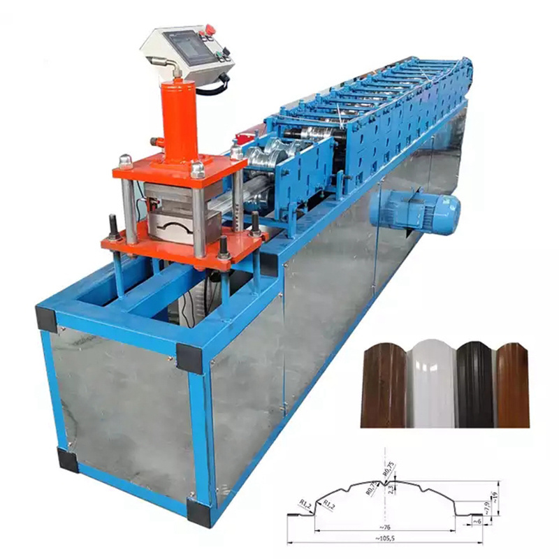 Color Steel Metal Building Palisade Fence Panel Roll Forming Making Machine